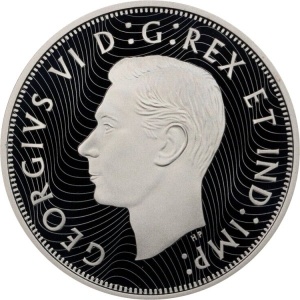Аверс монеты Канада, 25 центов, 2019, Возвращение к концепции — Георга VI, 1937 г. Карибу