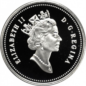 Аверс монеты Канада, 50 центов, 1998, Гиганты океана - Белуха