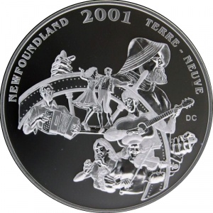 Реверс монеты Канада, 50 центов, 2001, Фестивали Канады - Ньюфаундленд