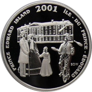 Реверс монеты Канада, 50 центов, 2001, Фестивали Канады - Фестиваль отцов. Остров Принца Эдуарда