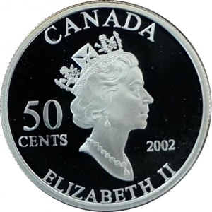 Аверс монеты Канада, 50 центов, 2002, Фольклор и легенды - Корабль-призрак