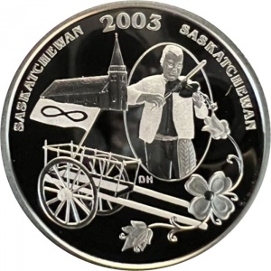 Реверс монеты Канада, 50 центов, 2003, Фестивали Канады - Возвращение в Батош, Саскачеван
