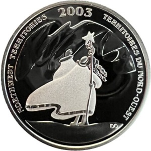 Реверс монеты Канада, 50 центов, 2003, Фестивали Канады - Большой Северный фестиваль искусств в Инувике, Северо-Запад…
