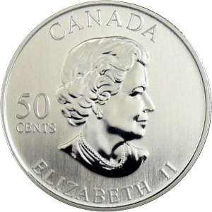 Аверс монеты Канада, 50 центов, 2005, Легенды хоккея - Тим Хортон