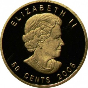 Аверс монеты Канада, 50 центов, 2006, Ковбой