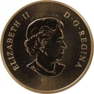 Аверс монеты Канада, 50 центов, 2009, Игрушечный поезд