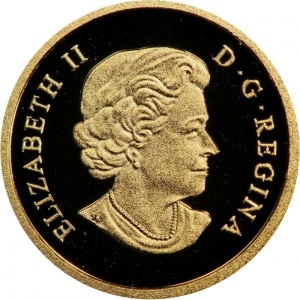 Аверс монеты Канада, 50 центов, 2011, Лесной бизон