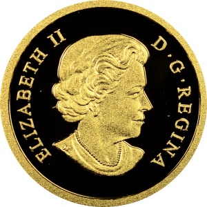 Аверс монеты Канада, 50 центов, 2011, Сапсан
