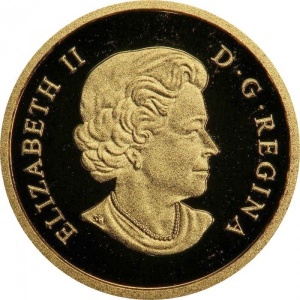 Аверс монеты Канада, 50 центов, 2012, Золотая лихорадка в Британской Колумбии