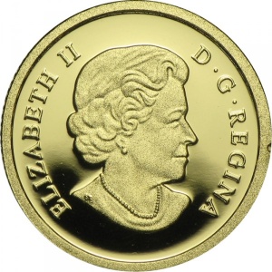 Аверс монеты Канада, 50 центов, 2015, Белая сова