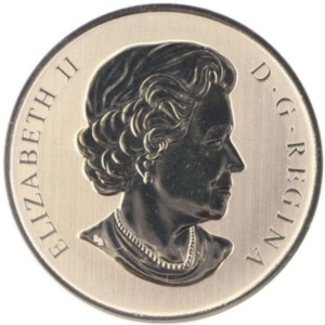 Аверс монеты Канада, 50 центов, 2015, Праздничная игрушка