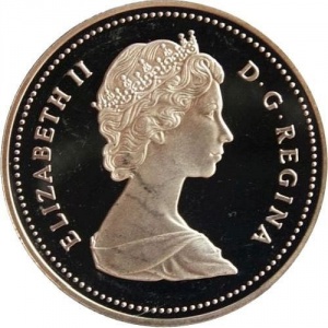 Аверс монеты Канада, 1 доллар, 1988, 250 лет кузницам Сен-Мориса