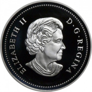 Аверс монеты Канада, 1 доллар, 2006, 150 лет Кресту Виктории