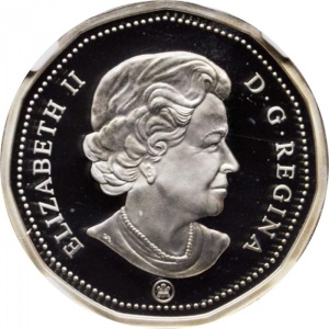 Аверс монеты Канада, 1 доллар, 2007, Детская погремушка