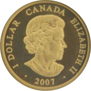 Аверс монеты Канада, 1 доллар, 2007, Французские монеты - Луидор