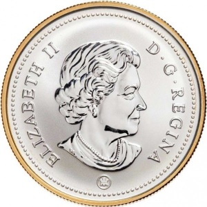 Аверс монеты Канада, 1 доллар, 2009, 100 лет Монреаль Канадиенс