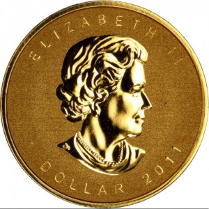 Аверс монеты Канада, 1 доллар, 2011, 100-летний юбилей - Королевский Канадский монетный двор