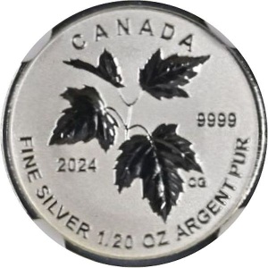 Реверс монеты Канада, 1 доллар, 2024, Красота канадской осени