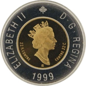 Аверс монеты Канада, 2 доллара, 1999, Основание Нунавута