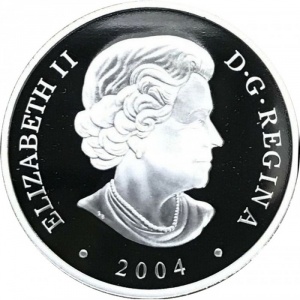 Аверс монеты Канада, 5 долларов, 2004, Открытый чемпионат Канады /турнир по гольфу/