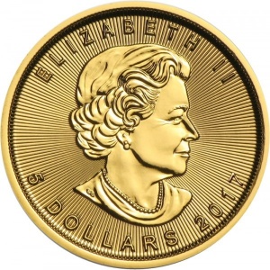 Аверс монеты Канада, 5 долларов, 2004-2022, Кленовый лист