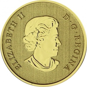 Аверс монеты Канада, 5 долларов, 2015, Китайский гороскоп - Год овцы