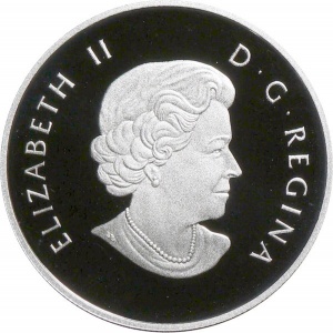 Аверс монеты Канада, 10 долларов, 2013, Утки Канады - Каролинская утка