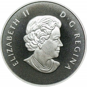 Аверс монеты Канада, 10 долларов, 2014, Мобилизация нашей нации