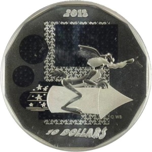 Реверс монеты Канада, 10 долларов, 2015, Вайл И. Койот