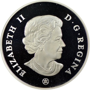 Аверс монеты Канада, 15 долларов, 2008, Королевская семья - Виктория