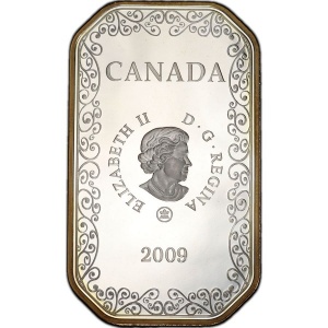 Аверс монеты Канада, 15 долларов, 2009, Игральные карты - Десятка пик