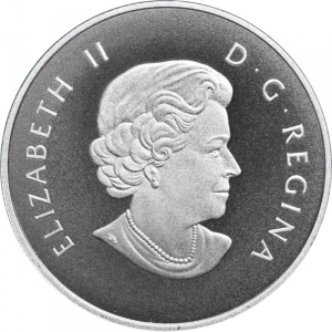Аверс монеты Канада, 15 долларов, 2013, 75 лет Супермену