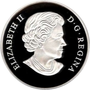 Аверс монеты Канада, 15 долларов, 2021, Китайский гороскоп - год быка /Круг/