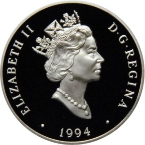 Аверс монеты Канада, 20 долларов, 1994, Canadian Vickers Vedette