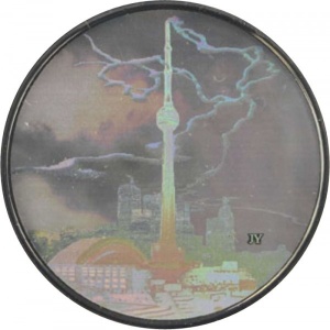 Реверс монеты Канада, 20 долларов, 2006, Си-Эн Тауэр