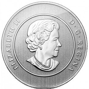 Аверс монеты Канада, 20 долларов, 2012, Полярный медведь