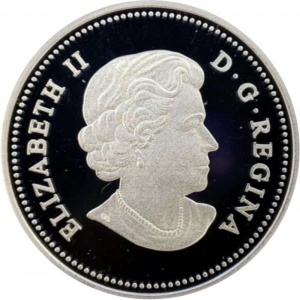 Аверс монеты Канада, 20 долларов, 2013, Канадский кленовый зонт - Весна