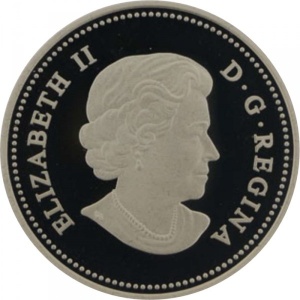 Аверс монеты Канада, 20 долларов, 2015, Медведь Гризли - Единение