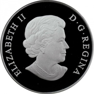 Аверс монеты Канада, 20 долларов, 2018, Ледяные кристаллы
