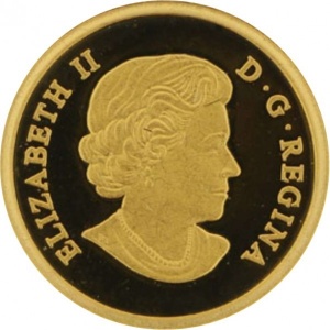 Аверс монеты Канада, 25 долларов, 2013, Неукротимая Канада - Вилорог