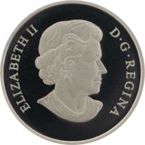 Аверс монеты Канада, 25 долларов, 2013, Мисс Канада Аллегория