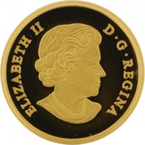 Аверс монеты Канада, 25 долларов, 2013, Мисс Канада Аллегория