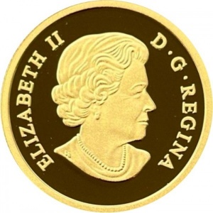 Аверс монеты Канада, 25 долларов, 2014, Неукротимая Канада - Росомаха
