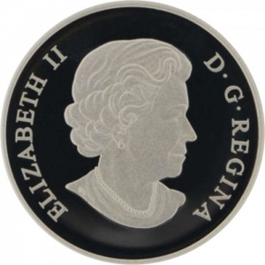 Аверс монеты Канада, 25 долларов, 2014, Рождественский орнамент