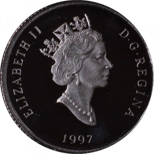 Аверс монеты Канада, 30 долларов, 1997, Дикая природа Канады - Бизон
