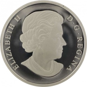 Аверс монеты Канада, 50 долларов, 2010, 75 лет банкнотам Канады