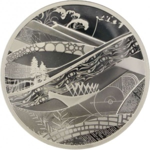 Реверс монеты Канада, 50 долларов, 2010, XXI зимние Олимпийские Игры, Ванкувер 2010