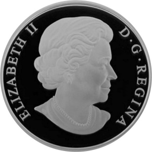 Аверс монеты Канада, 50 долларов, 2012, 100 лет Калгарийскому Стампиду