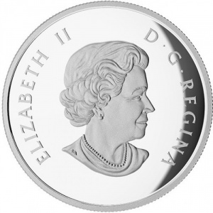 Аверс монеты Канада, 50 долларов, 2016, Заяц