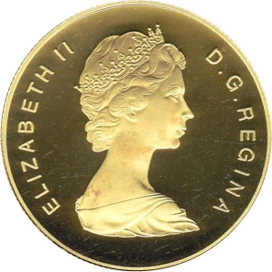 Аверс монеты Канада, 100 долларов, 1979, Международный год ребенка